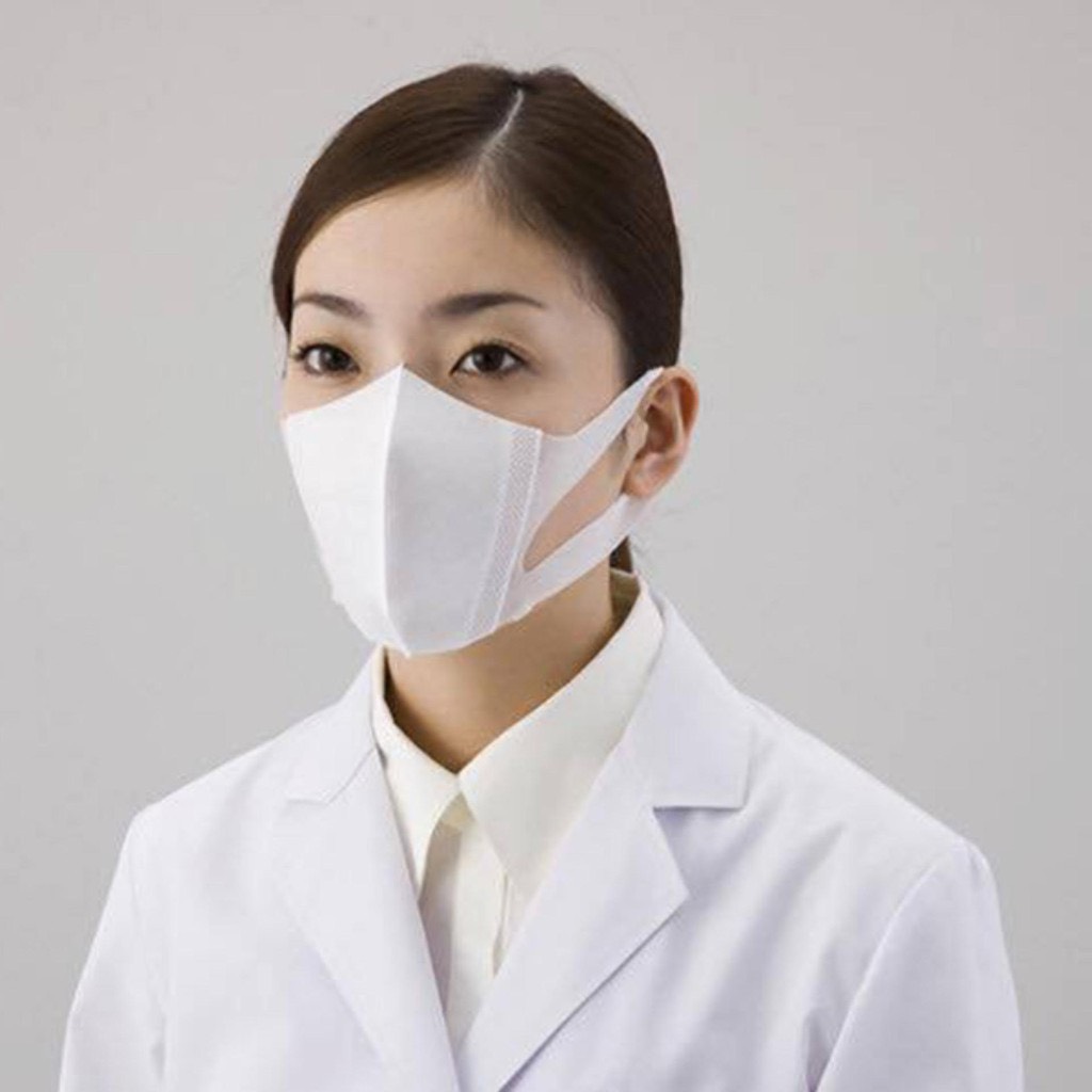 Hộp 100c Khẩu trang 3D chống khói bụi, vi khuẩn