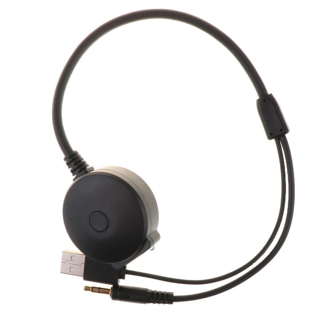 Music Interface Adaptor Aux Cable for Car with AUX USB Bluetooth Module