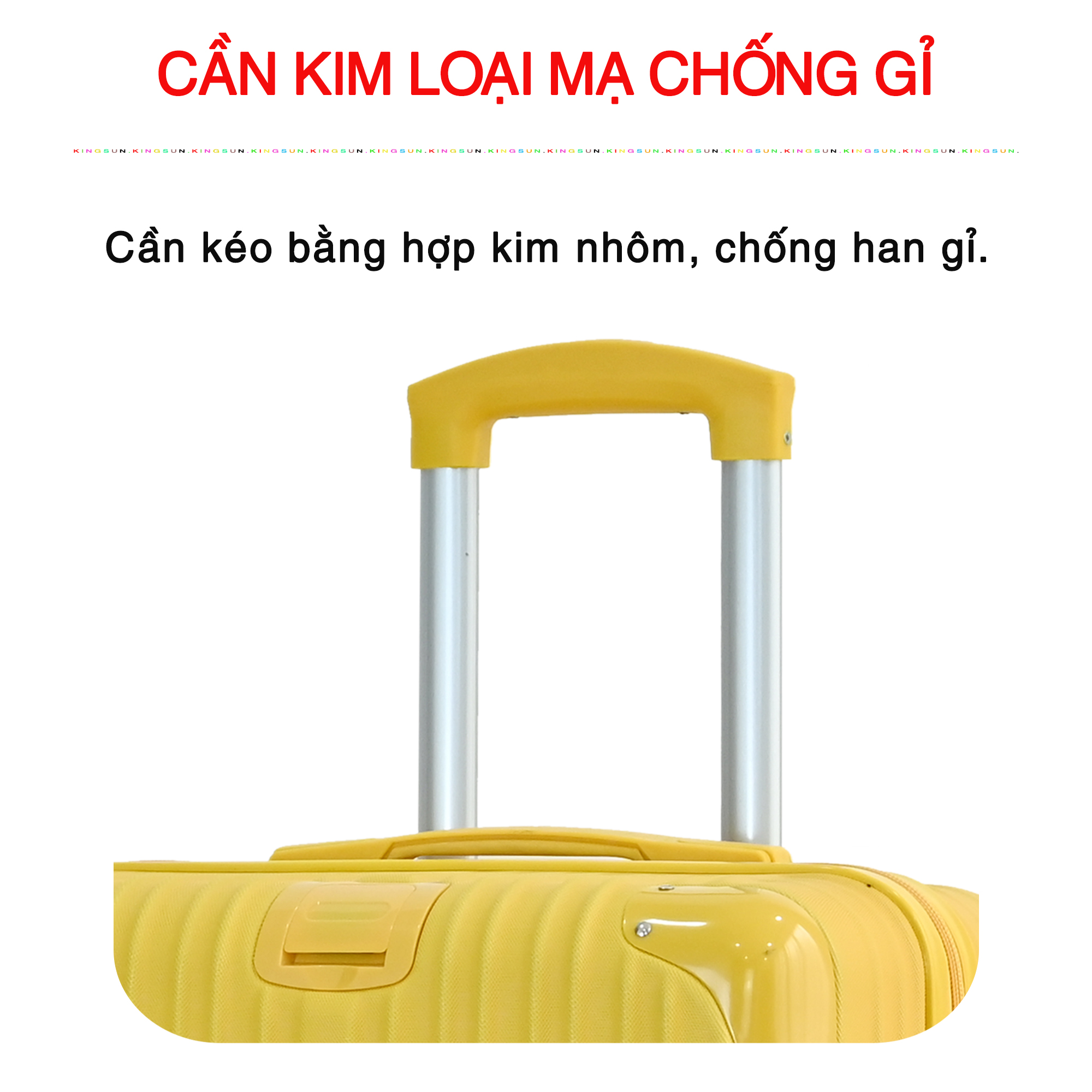 VALY DU LỊCH VALY KÉO KINGSUN CAO CẤP SIZE 20INCH KS-033