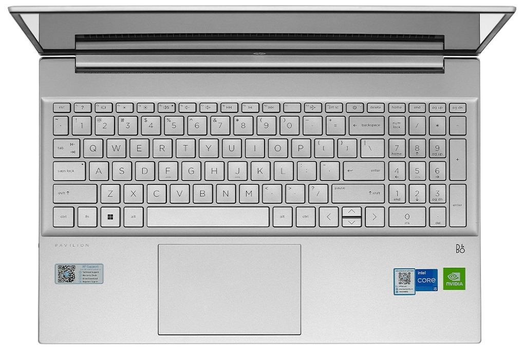 Hình ảnh Máy Tính Xách Tay Laptop HP Pavilion 15-eg2036TX Vỏ Nhôm Bạc (intel core i5-1235U, 8GB Ram, 512GB SSD M2, 15.6" FHD, VGA Nvidia MX550 2G, Win 11) - Hàng Chính Hãng