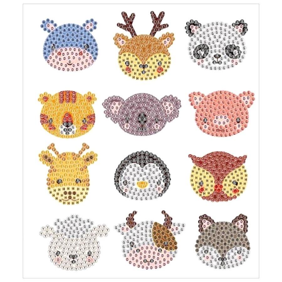 Dụng Cụ Làm Tranh Đính Đá 5D Cho Trẻ Em Sticker Đính Đá Trang Trí Nhà Cửa