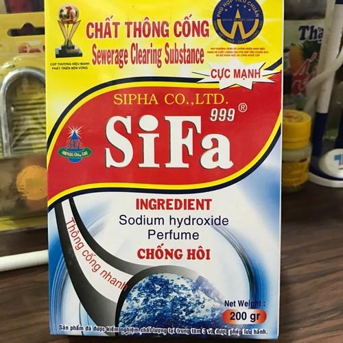 Bột Thông Tắc Cống Cực Mạnh Chống Hôi 200g Sifa