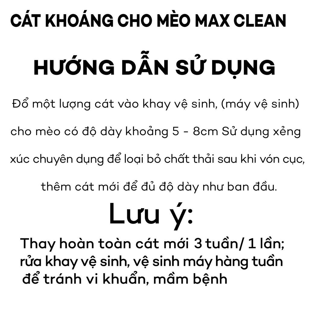 1 TẢI 4 BỊCH 16K Cát Khoáng Cho Mèo, Cát Vệ Sinh Cao Cấp Chuyên Dùng Cho Máy Vệ Sinh, Máy Dọn Phân Mèo