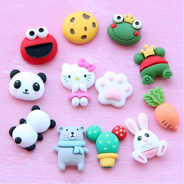Các mẫu charm hoạt hình Kitty, cho các bạn trang trí dép Crocs, vỏ điện thoại, móc khóa, DIY