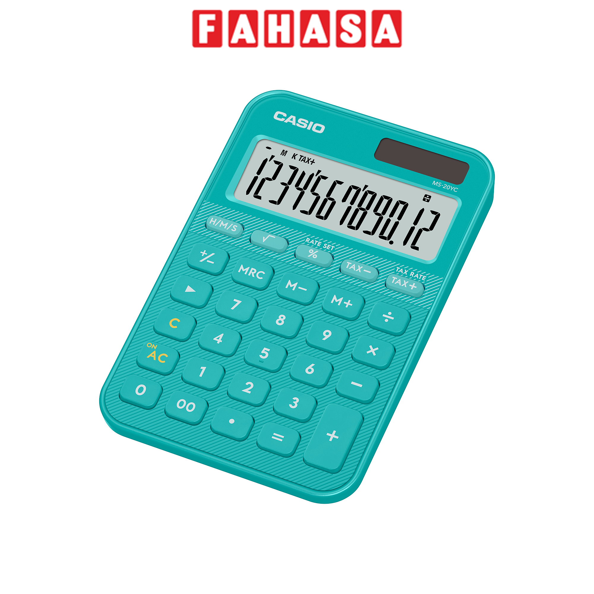 Máy Tính Casio MS-20YC-TU-W-DP - Màu Xanh Ngọc