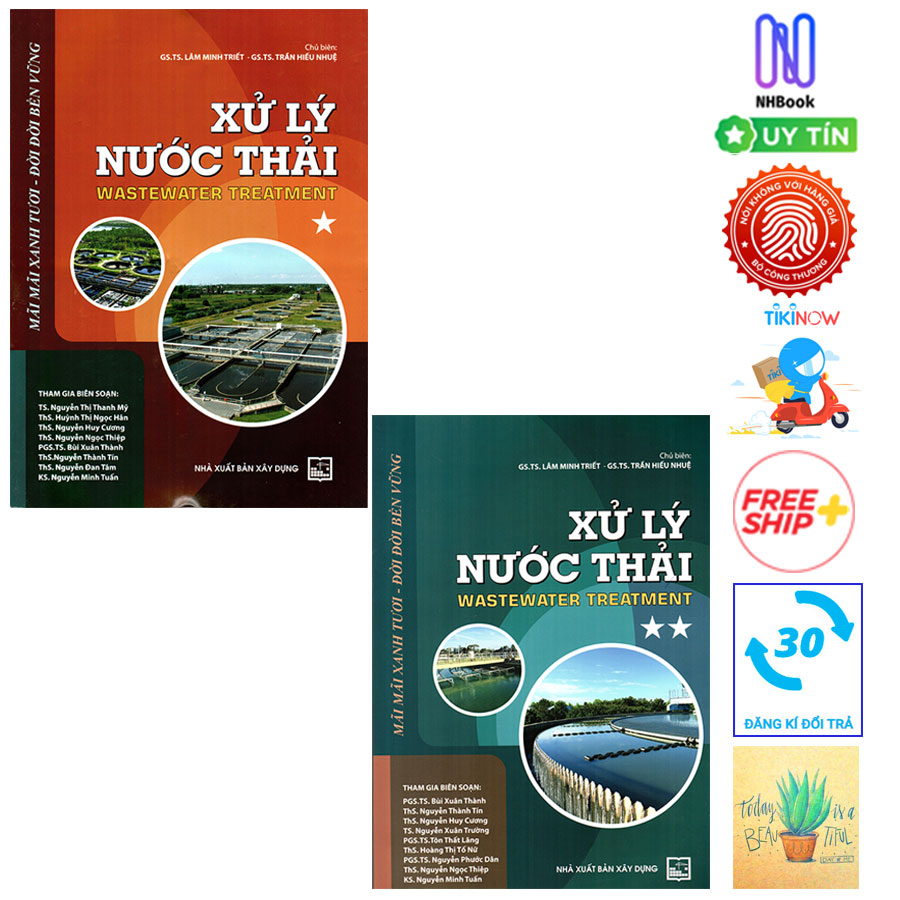 Combo Xử Lý Nước Thải (Wastewater Treatment) ( Trọn Bộ 2 Tập )( Tặng Kèm Sổ Tay)