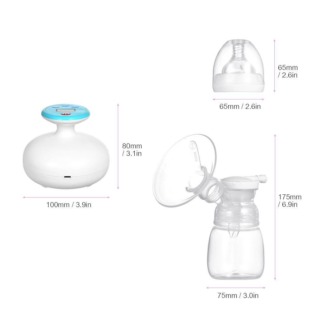 Máy hút sữa cầm tay giúp mát xa và hút sữa với 9 mức điều chỉnh an toàn không BPA
