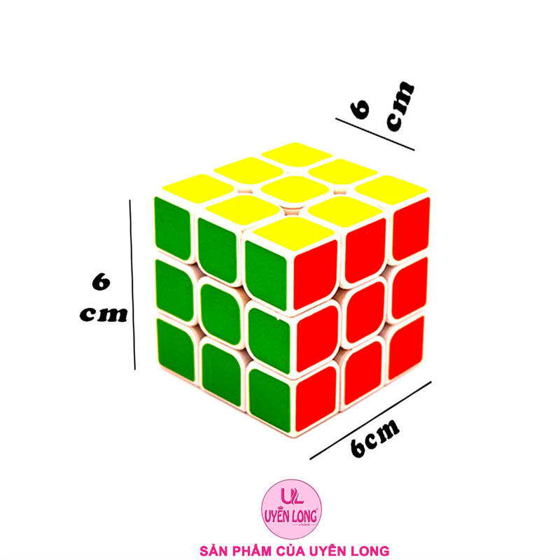 Đồ Chơi Rubik Trí Tuệ 6 Mặt 3x3x3, Hàng Cao Cấp, Xoay Trơn, Bao Bì Đẹp, Giúp Người Chơi Có Những Giây Phút Thư Giãn