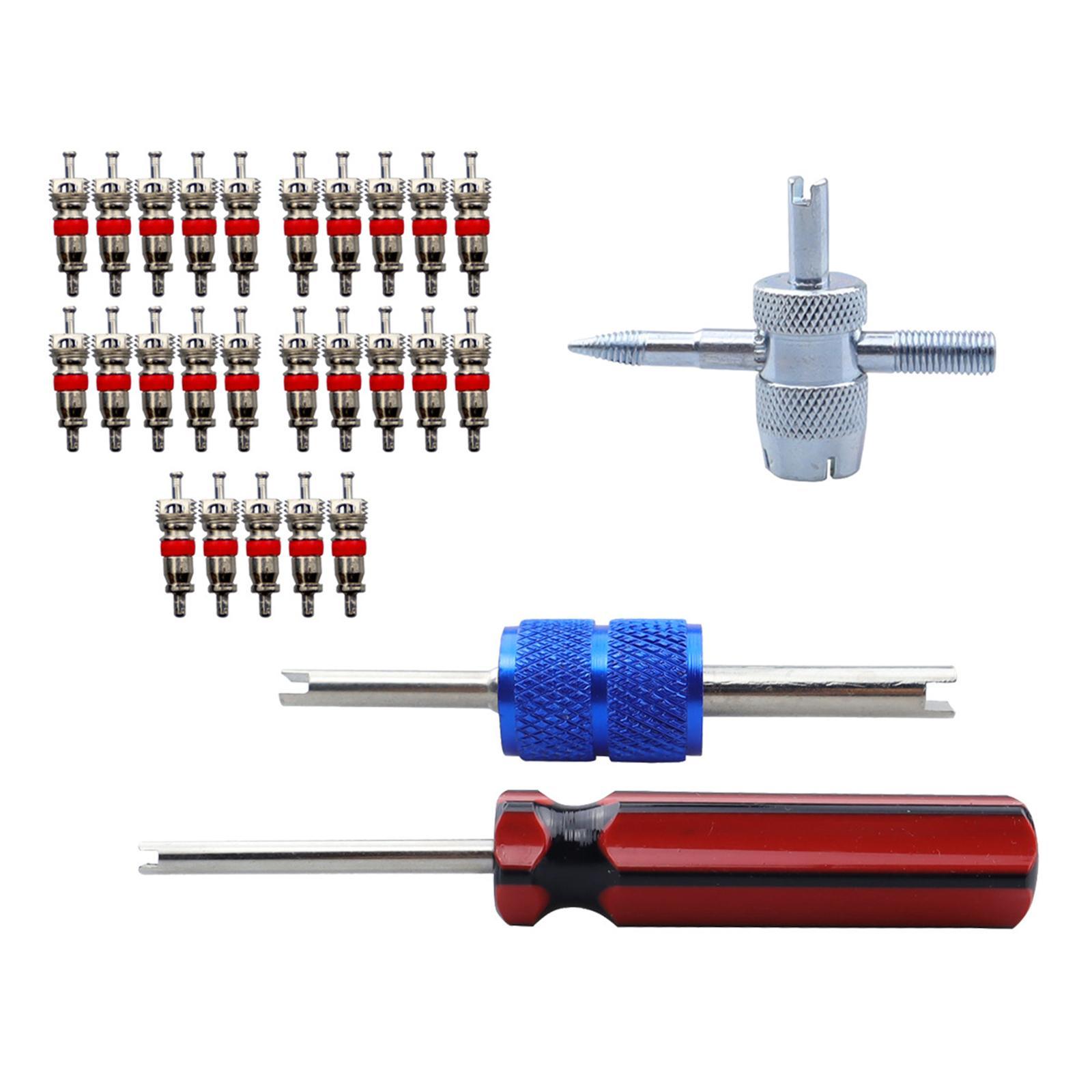 Core Remover Tool   Stem Tool ,Durable Tire  Repair Tool Professional, Dual Single Head Installer Tools for Bicycles