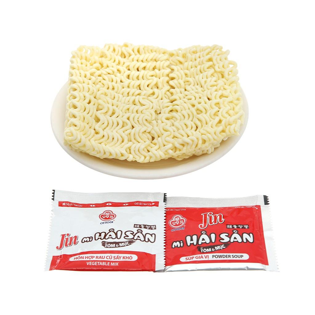 Mì Jin hải sản vị tôm & mực Ottogi 120g