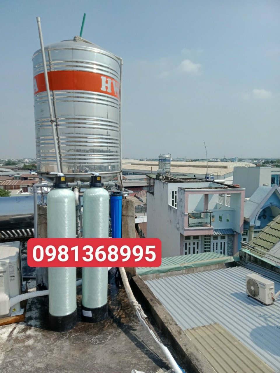 Hệ Thống Lọc Nước Nhựa Compsite Phi 220 mm - Đơn Giá / 1 Cột