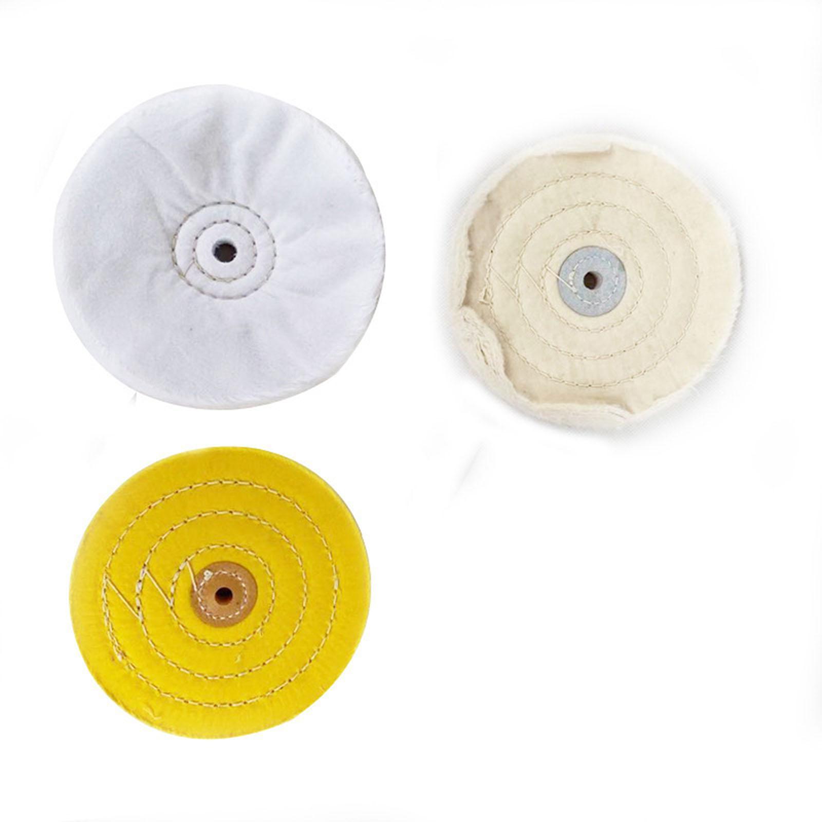 10x Buffing Pad Polishing Wheel Kits 1/4 inch Handle for Stainless Steel