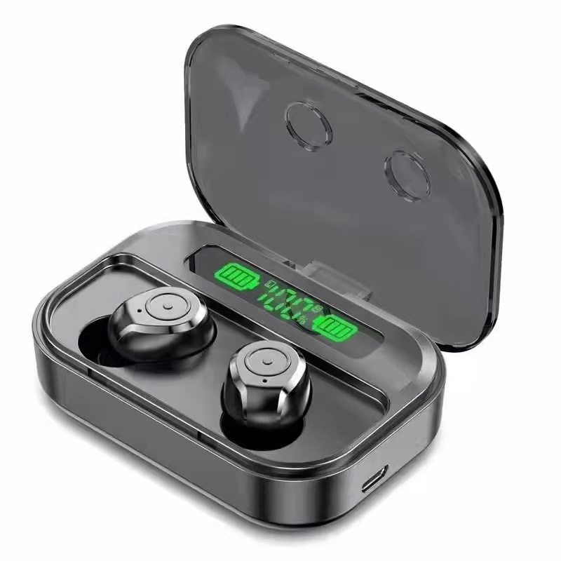 Tai nghe không dây FLOVEME TG02 TWS 5.0  Bluetooth Tương thích  nhét tai hai bên rảnh tay cho các cuộc gọi - Hiện thị pin điện tử  Âm thanh nổi - Hàng chính hãng