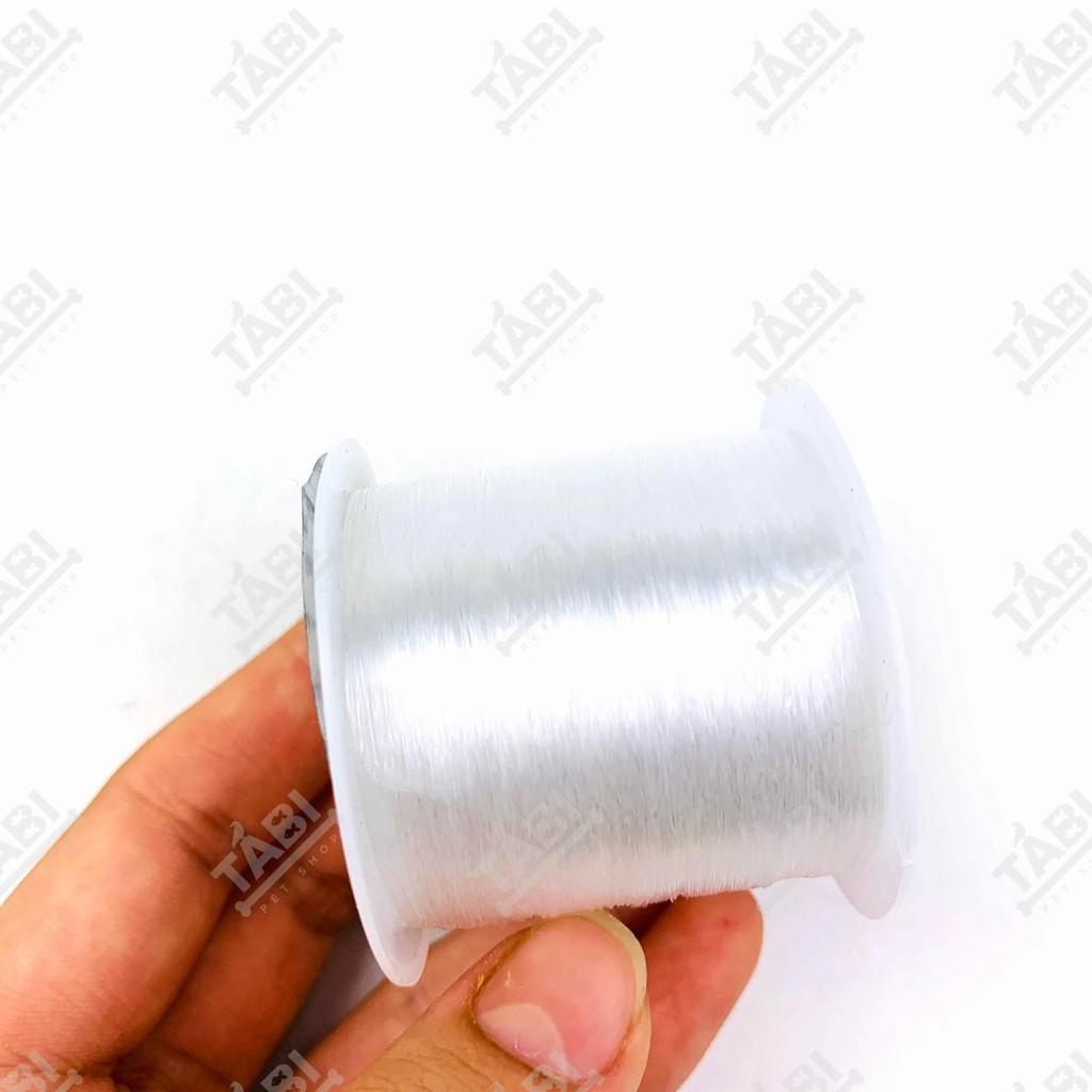 Cuộn 100 mét Cước Tàng Hình Buộc Rêu Trong Suốt, Siêu Mỏng Chỉ 0.2MM