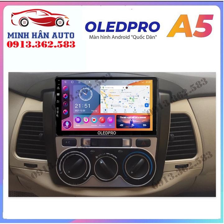 Bộ màn hình OLEDPRO A5, A3 cho xe TOYOTA INNOVA 2007-2012, trọn bộ màn hình, mặt dưỡng,dây nguồn theo xe