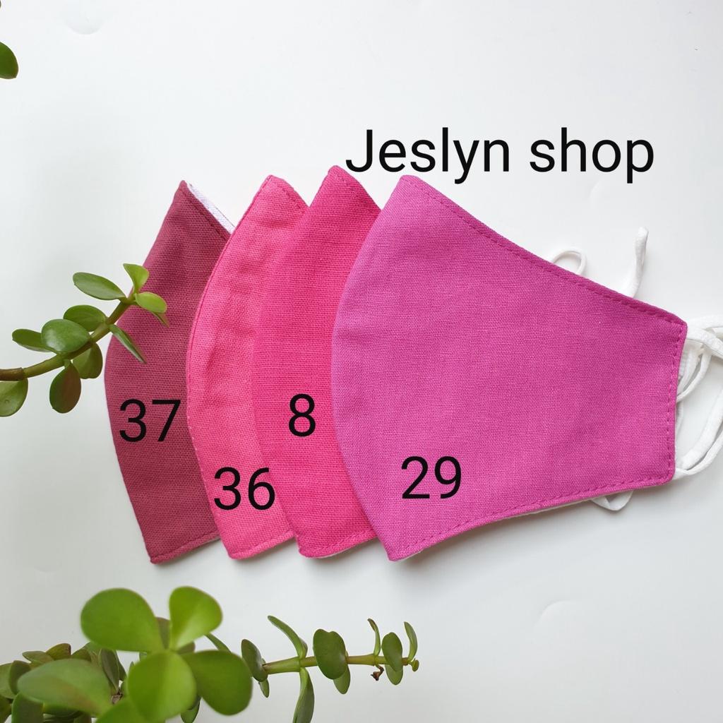 Khẩu trang linen tự nhiên 2 lớp thoáng khí T03