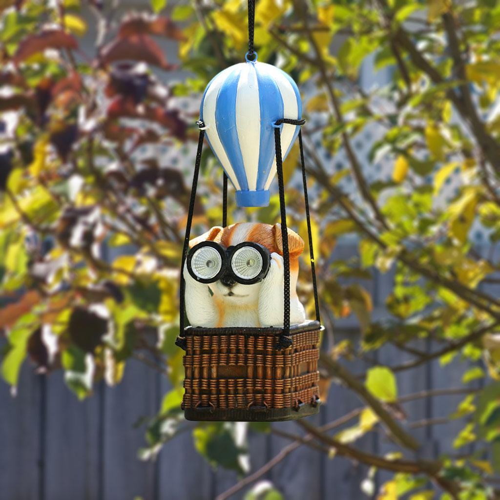 4x Light Hanging Light Ornament Night Light Decoration for Path Outdoor Yard