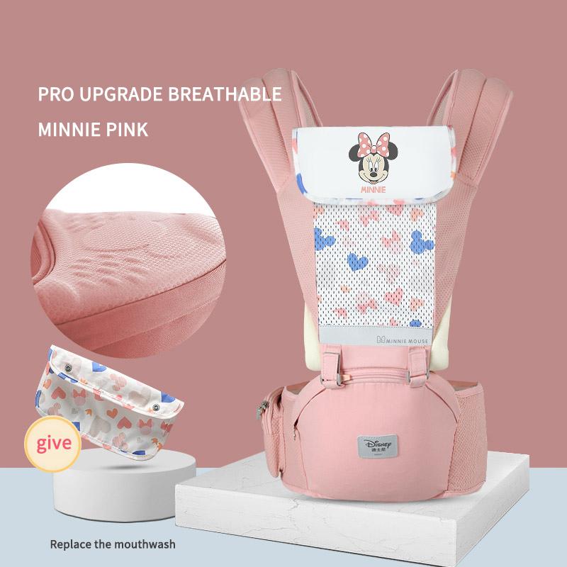 Disney Mới 0-48 Tháng Công Thái Học Cho Bé Trẻ Sơ Sinh Hipseat Carrier 3 Trong 1 Mặt Trước Công Thái Kangaroo quấn Bé Sling