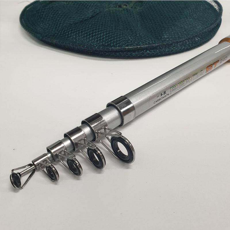 Bộ cần câu máy Percast màu trắng, máy câu cá 4000 tặng kèm bộ phụ kiện đầy đủ đi câu