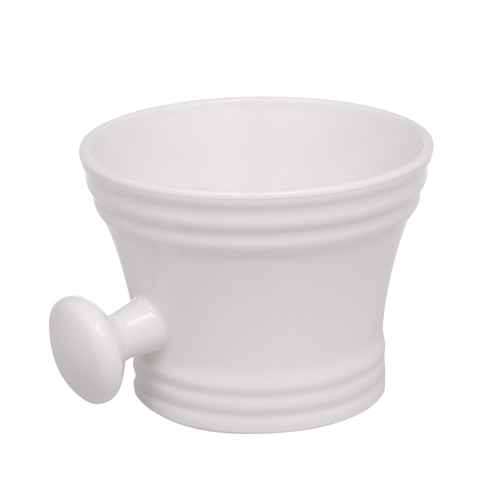 Modern Shaving Soap Bowl with Handle Gifts Wide Mouth Shave Soap and Cream Bowl, Beard Shaving Tools, Barber Cleaning Soap Cup