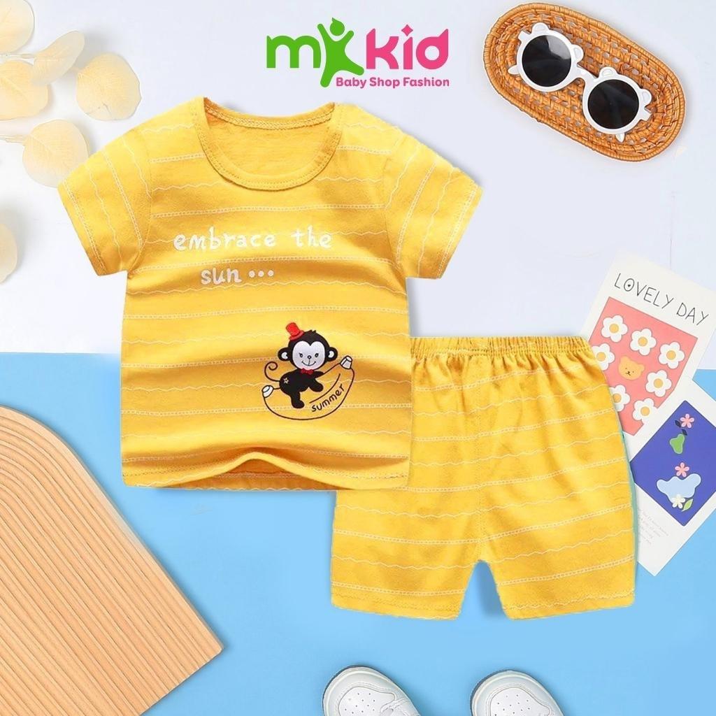 Bộ Cộc Tay cho Bé Trai Minky Mom Chất Thun Lạnh Cao Cấp Đồ Bộ Cho Bé Mặc nhà , bộ quần áo trẻ em dễ thương mùa hè