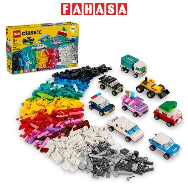 Đồ Chơi Lắp Ráp Bộ Gạch Chi Tiết Chủ Đề Phương Tiện Xe - Creative Vehicles - Lego Classic 11036 (900 Mảnh Ghép)