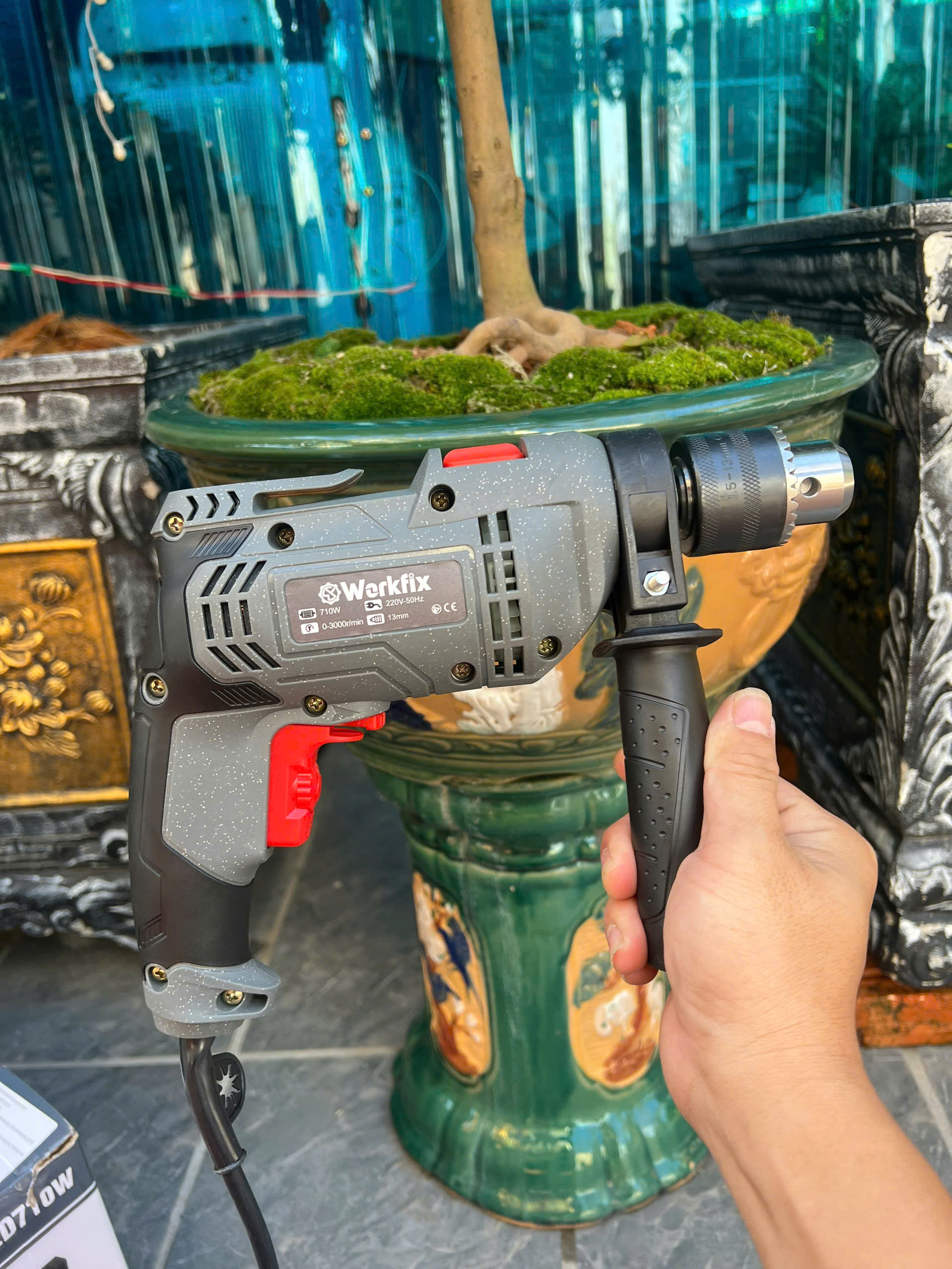 Máy khoan điện Workfick đầu Kẹp 13ly 710W - Hàng Chính Hãg - Bảo hành 6 Tháng