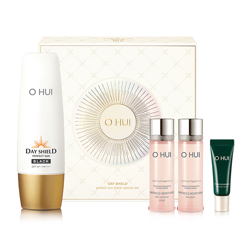 Bộ Chống Nắng 4 Món OHUI Day Shield Perfect Sun Black Special Set 94ml_FI50229010