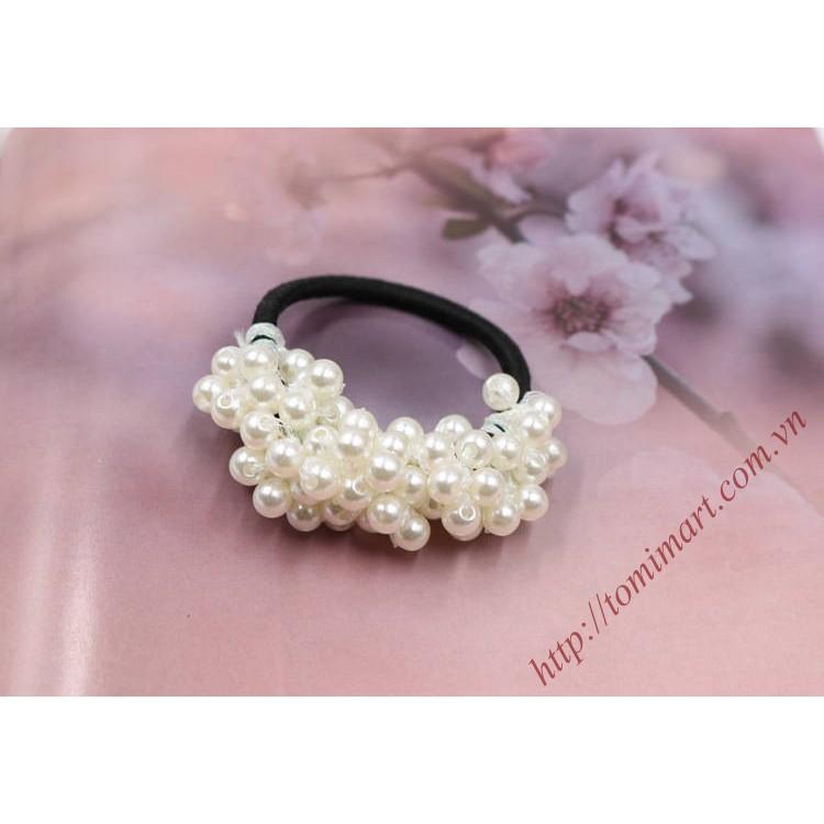 Cột tóc chùm ngọc Style Hàn Quốc
