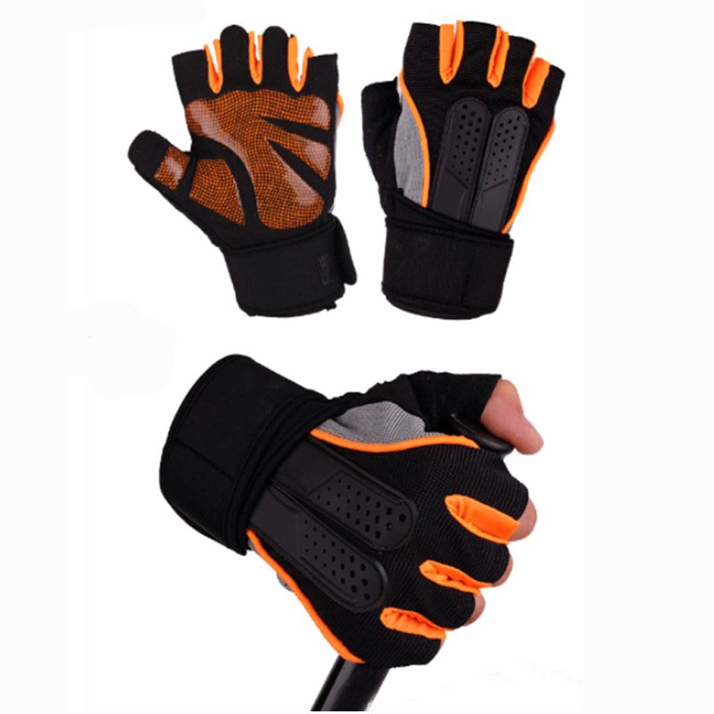 Mens Cycling Gloves, Half Finger Biking Gloves Gel Pad Shock-Absorbing Anti-Slip Breathable Motorcycle Mountain Bike Gloves Unisex