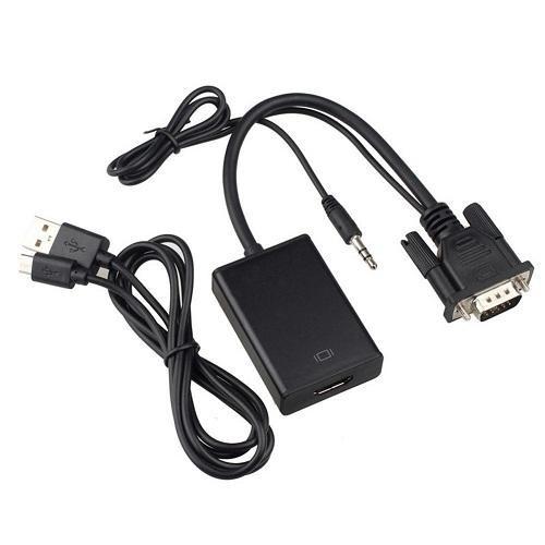 Cáp chuyển đổi VGA sang HDMI Có Audio Hàng Uteck