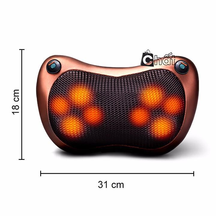 GỐI MASSAGE HỒNG NGOẠI 8 BI MADE IN JAPAN