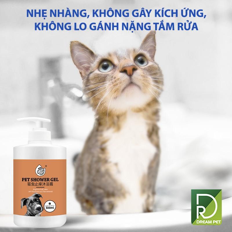 SỮA TẮM CHÓ MÈO CAO CẤP HƯƠNG ANH ĐÀO - HAIRBALL STARREN 500ML