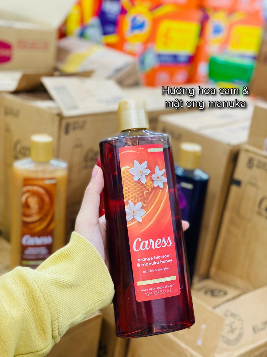 Sữa tắm Hương Nước Hoa Caress 532ml đủ mùi