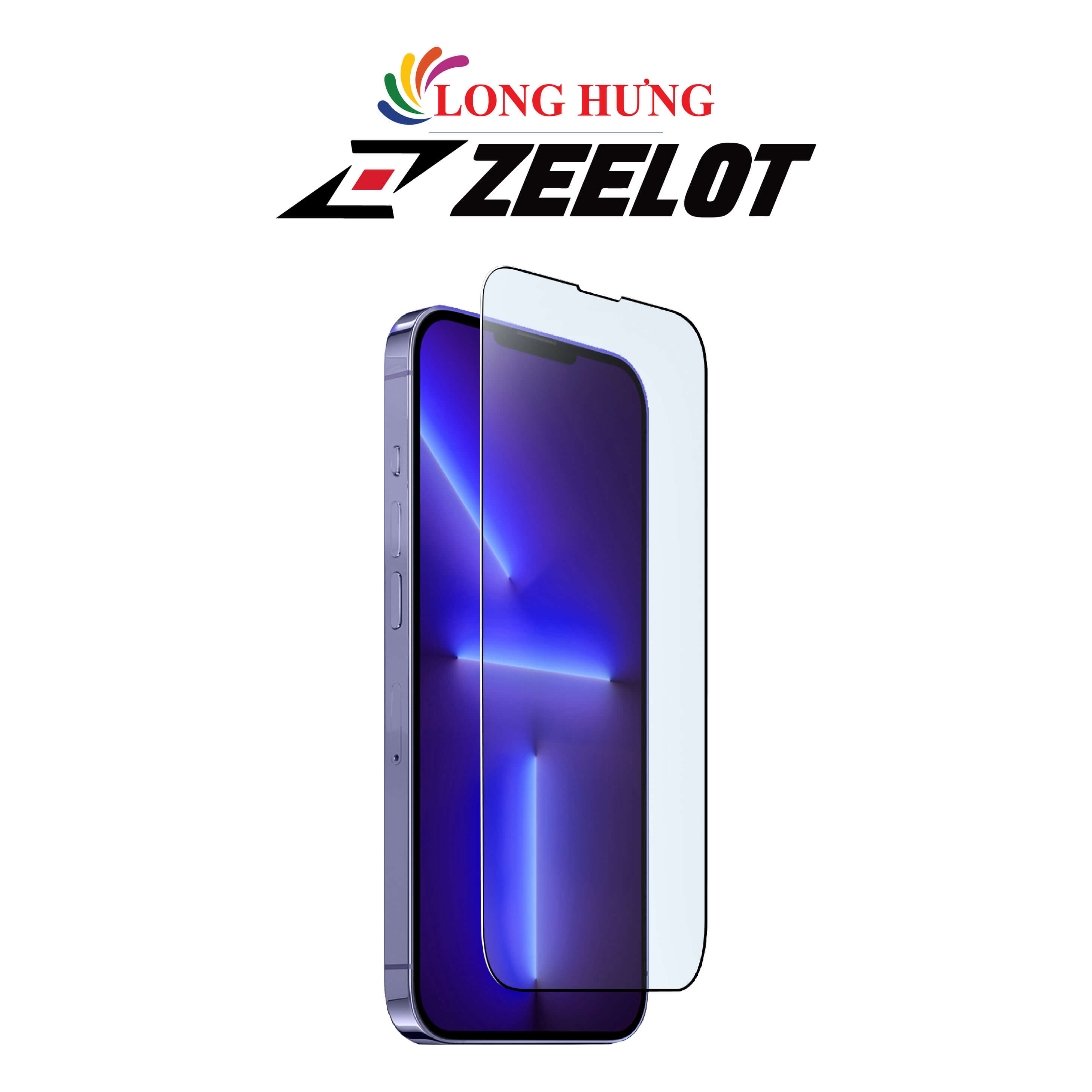 Dán màn hình cường lực Full viền Zeelot Zeetec by Corning 14 Pro Max/14 Pro/14 Plus/14 - Hàng chính hãng