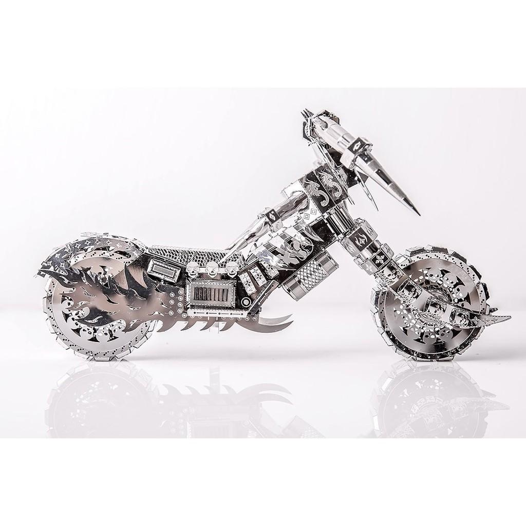 Mô Hình Lắp Ráp 3d Xe mô tô Ghostrider Concept