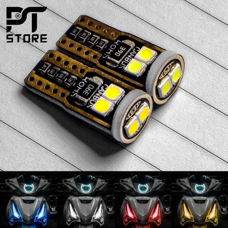 ĐÈN LED CANBUS T10 GẮN DEMI, ĐỒNG HỒ, XINHAN XE FUTURE, RSX, WAVE CÓ 5 MÀU