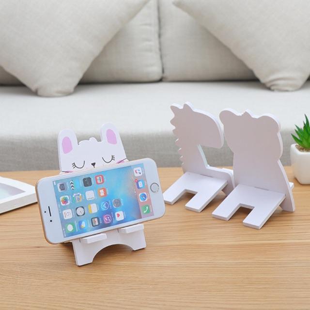 Giá đỡ điện thoại gỗ ép hình thú