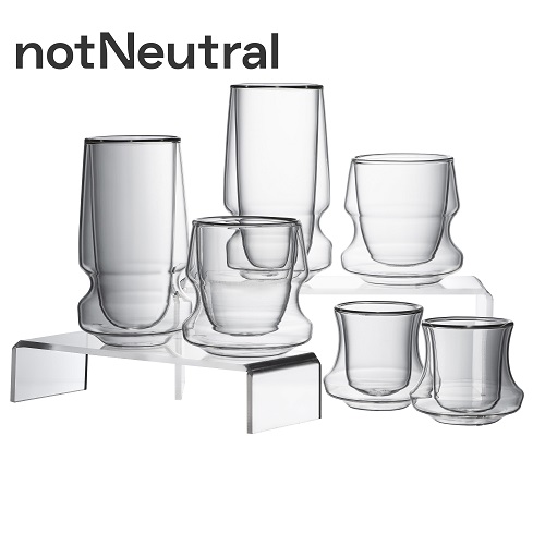 Cặp ly thủy tinh NotNeutral Ciclone Demitasse cà phê 2 lớp