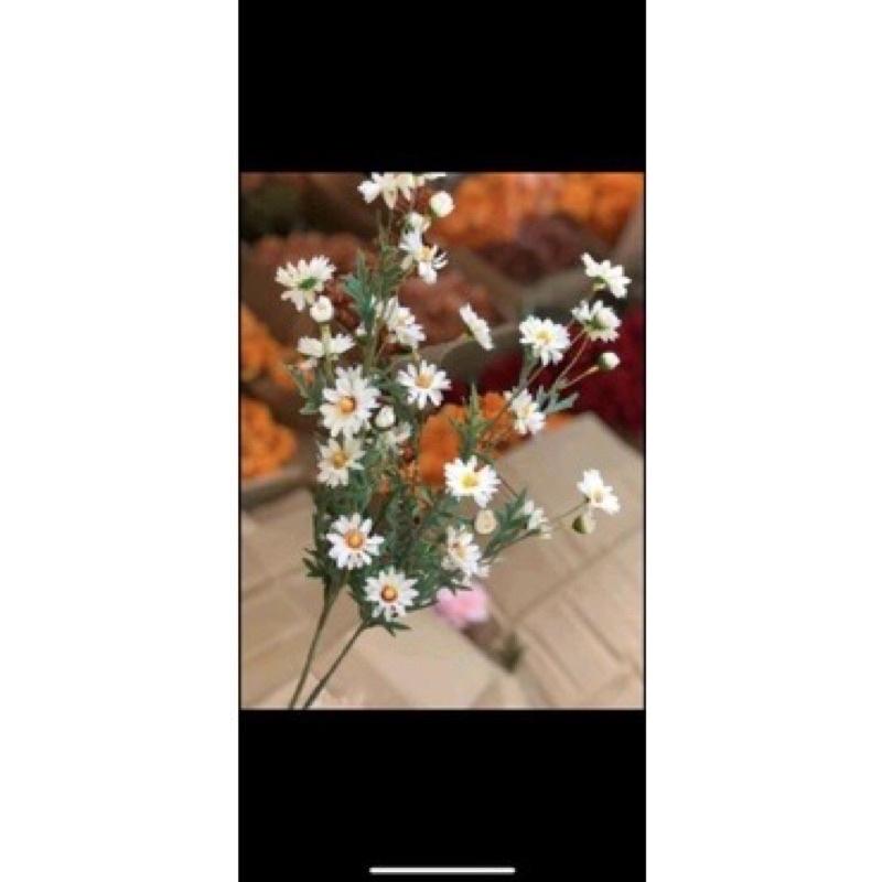 Cúc Họa Mi Giả cành dài 70cm nhiều hoa phong cách vintagate