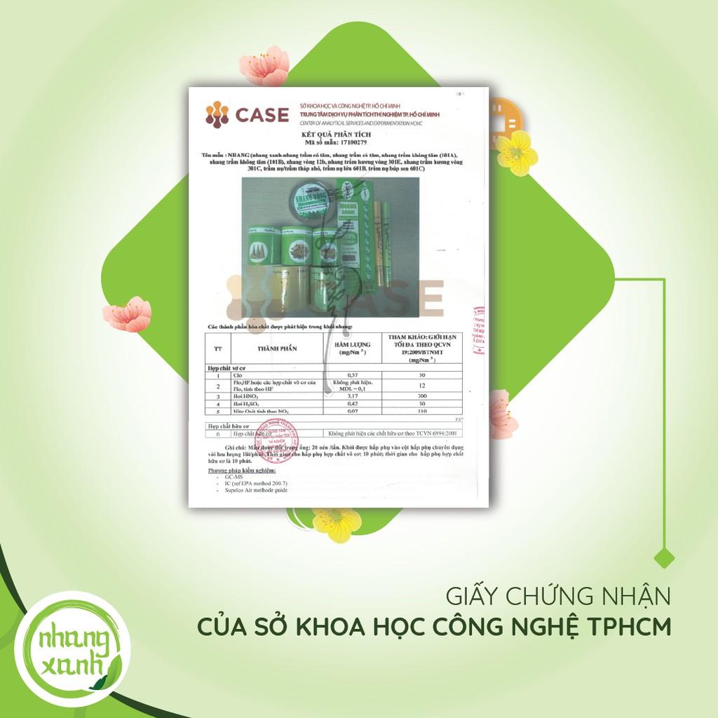 Combo 05 hộp nhang xanh trầm hương phổ thông Hộp 500 gram - Tặng 02 hộp 40g nhang xanh trầm hương cao cấp