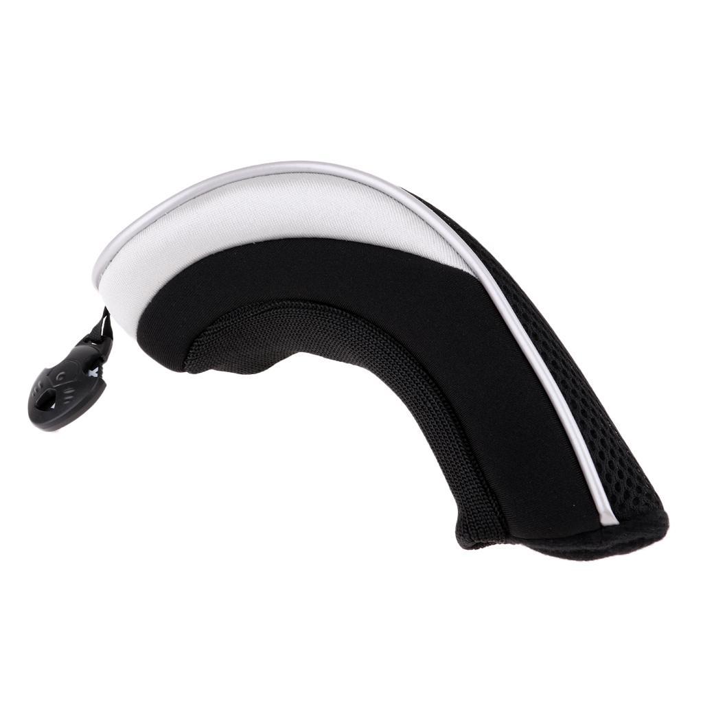 3x Golf Hybrid UT Club Head Cover Headcover with Number Tag