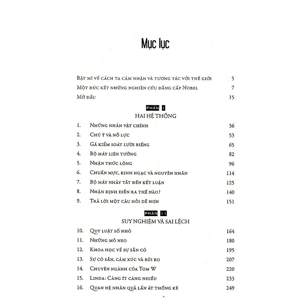 Tư Duy Nhanh Và Chậm - Nên Hay Không Nên Tin Vào Trực Giác? (Thinking fast and slow - Daniel Kahneman)