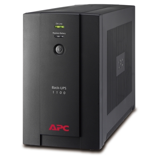 Bộ Lưu Điện Hãng APC Back-UPS 1100VA, 230V, AVR, Universal and IEC Sockets - BX1100LI-MS - Hàng Nhập Khẩu