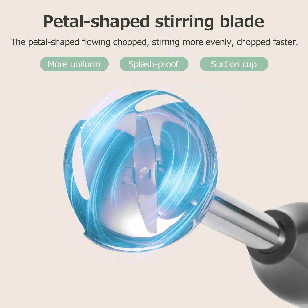 Blender Four Pieces Home 1000W Big Power Cooking Machine Handheld Whisk Crush Rod Grinding Cup Meat Grinder