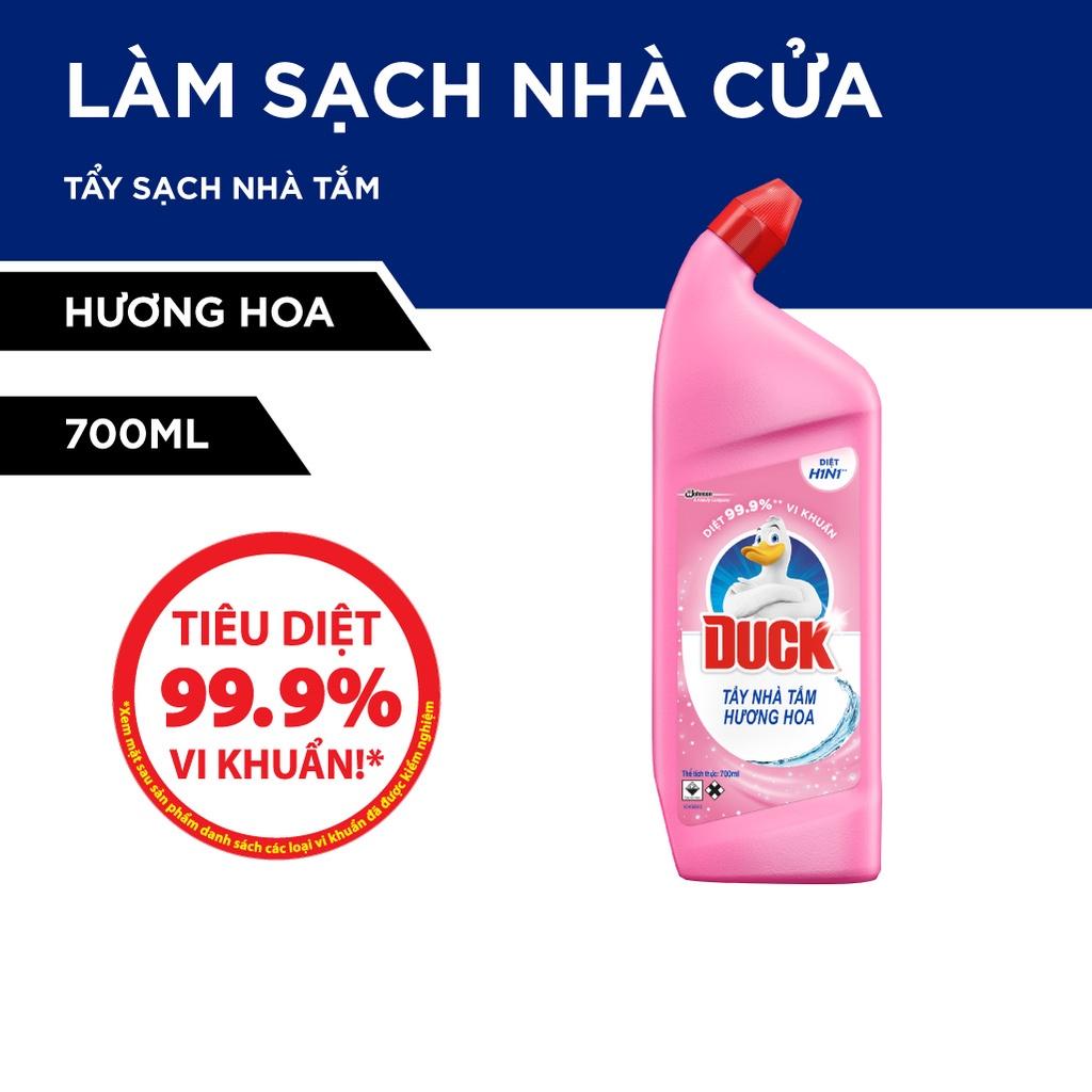 DUCK Tẩy Rửa Bồn Cầu và Nhà Tắm Hương Hoa 700ML