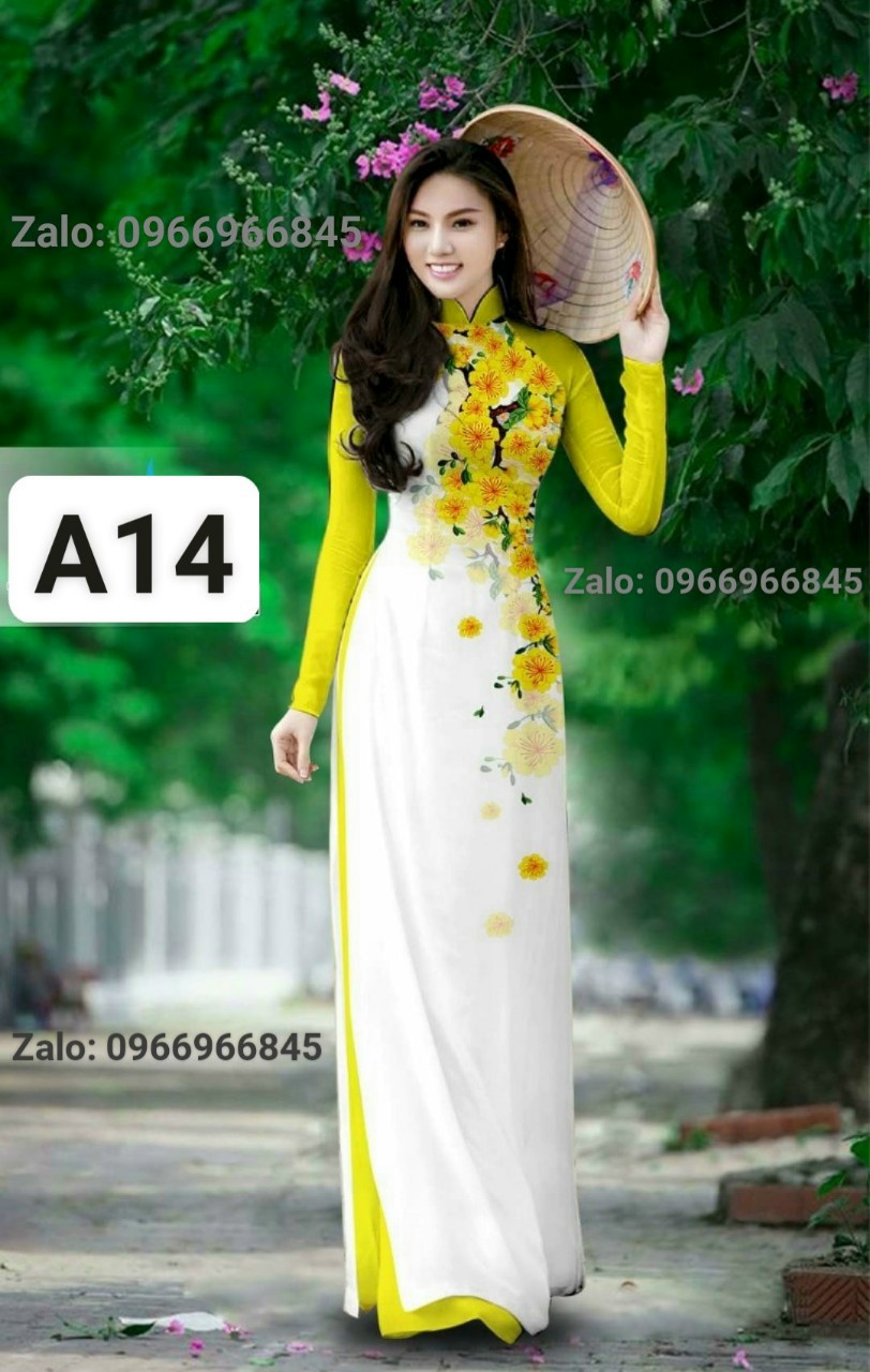 Áo dài - XL  - Họa tiết