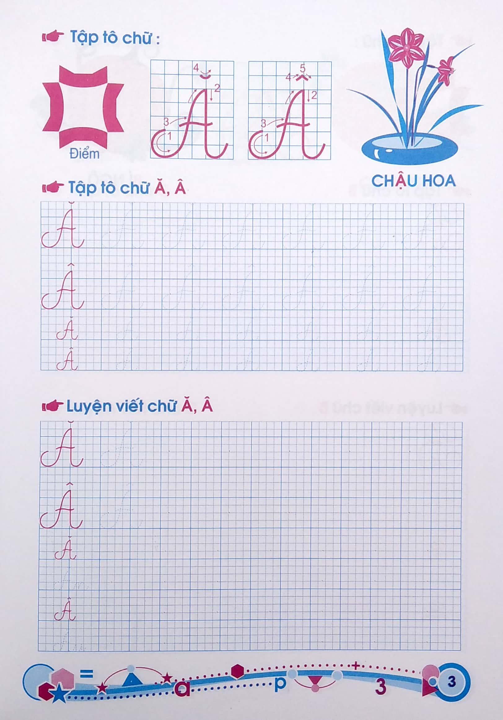 Hành Trang Cho Bé Vào Lớp 1 - Giúp Bé Tập Tô Chữ Cái - Chữ Hoa