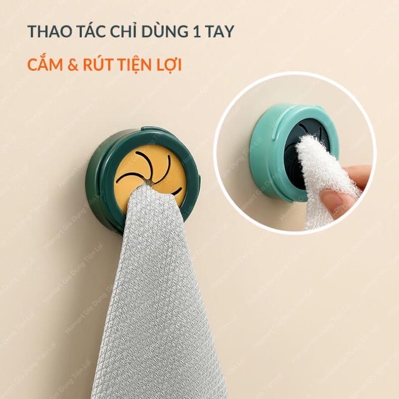 Móc Tròn Treo Khăn Lau Tay , Khăn Nhà Tắm Hamart Nhựa ABS