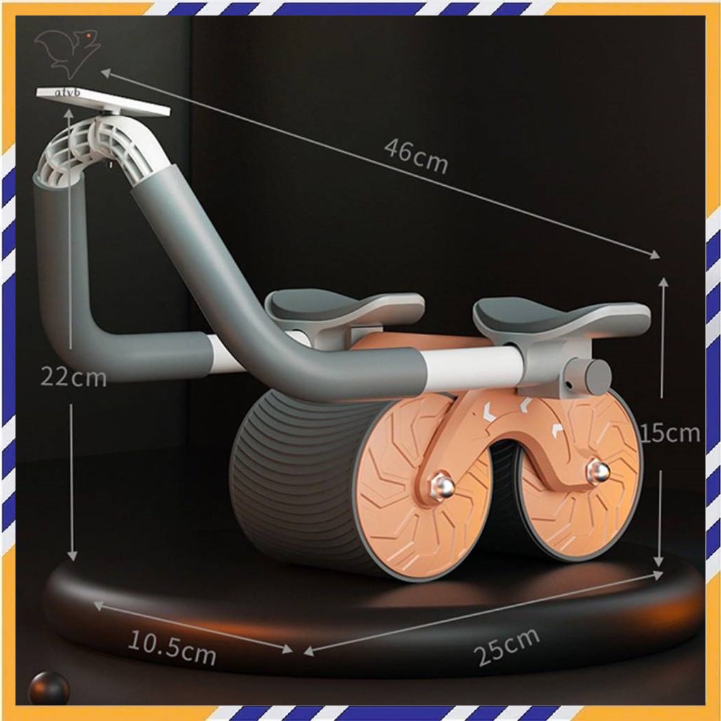 Con Lăn Tập Cơ Bụng, Lò Xo Trợ Lực Hỗ Trợ Plank Thế Hệ Mới 2024 Có Đồng Hồ - Hàng Chính Hãng [Được đồng kiểm]